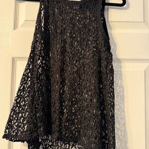 Banana Republic Black Lace Top